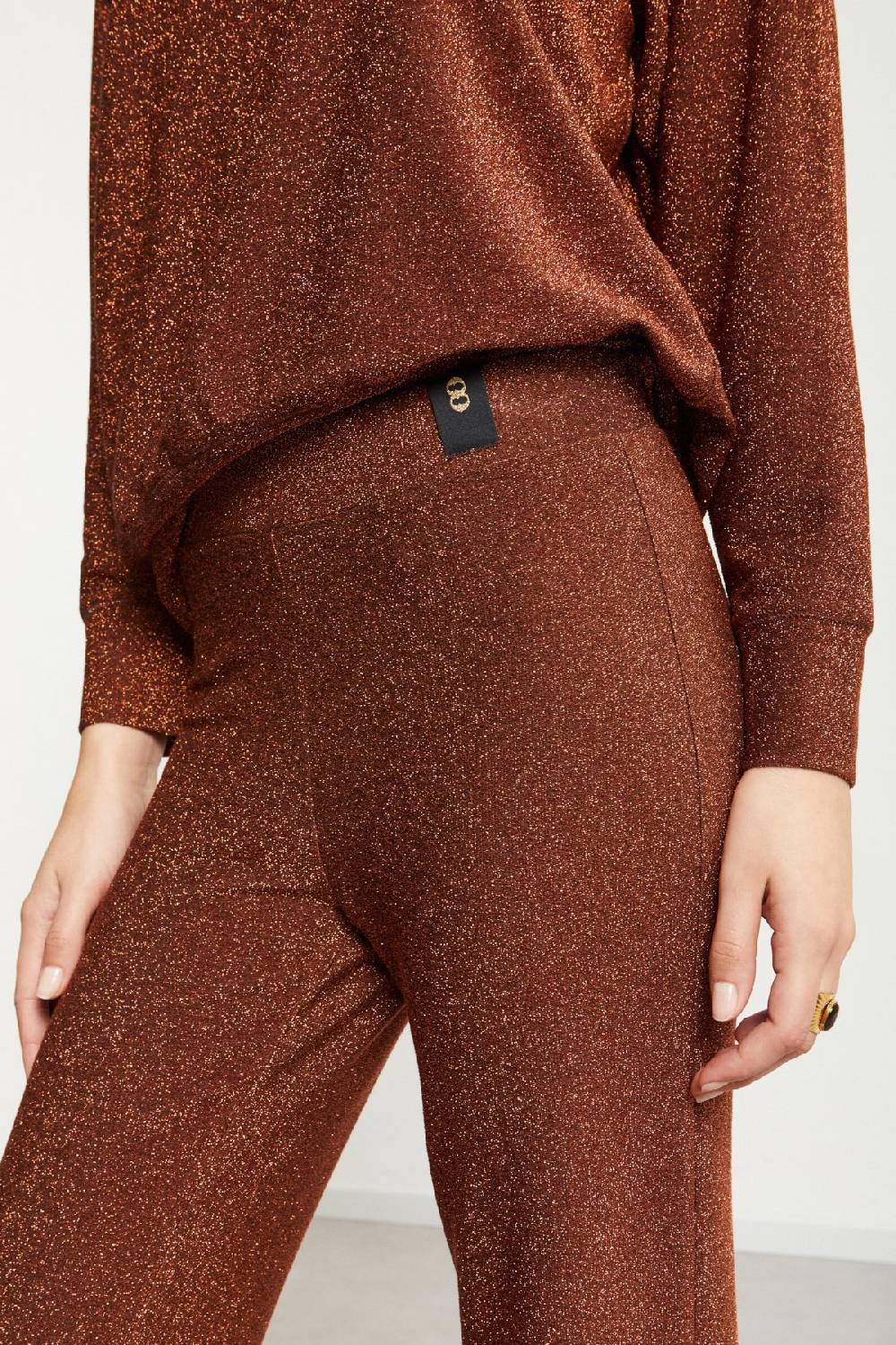 ottod'Ame Viscose trousers with lurex Online
