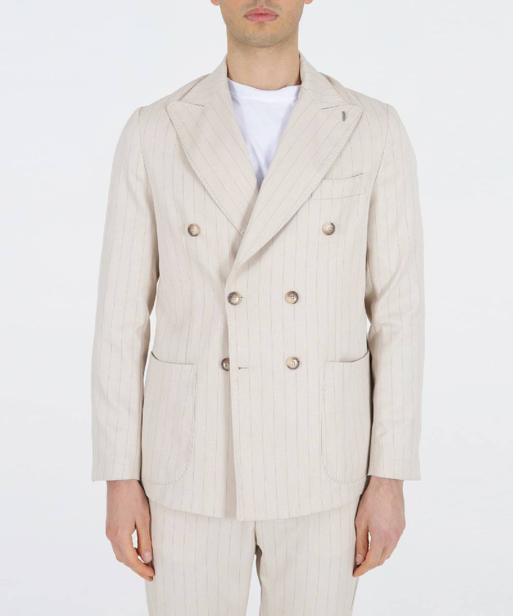 Over D GIACCA SLIM FIT DOPPIO PETTO REVERS Pezzi Unici