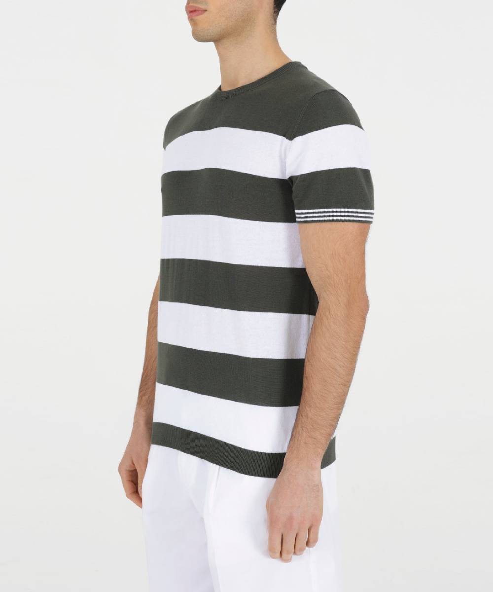 Over D MAGLIA RIGATA Nuova