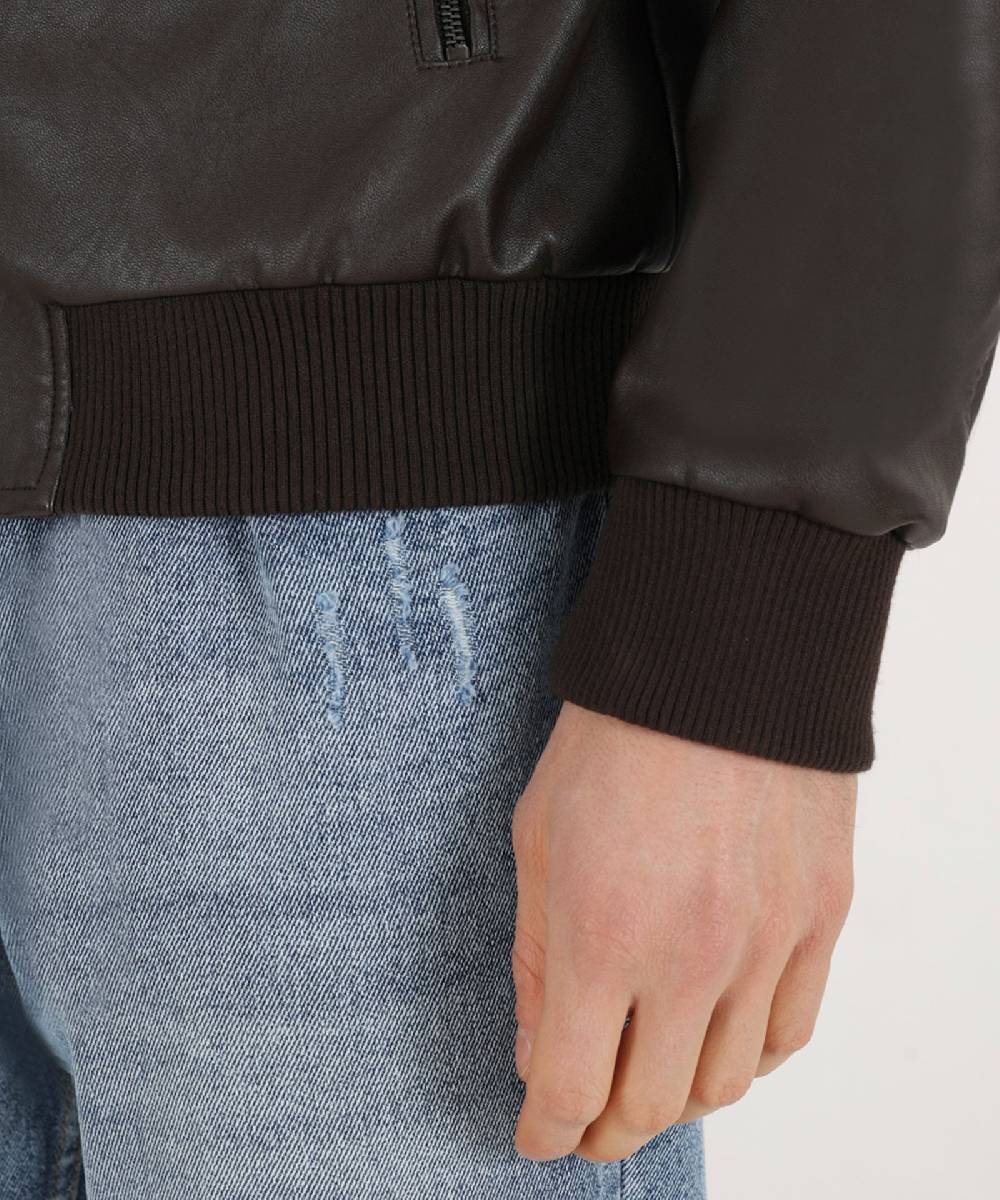 Over D BOMBER ECO-PELLE Sconto