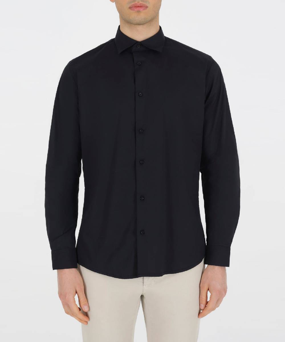 Over D CAMICIA BASICA COLLO FRANCESE Economico