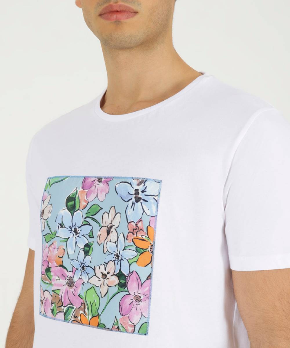 Over D T-SHIRT CON STAMPA Vendite Flash
