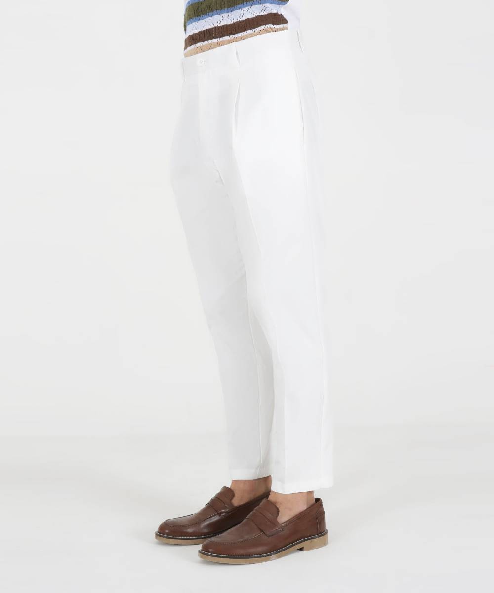 Over D PANTALONE 1 PINCE TAPERED FIT Soddisfazione Garantita