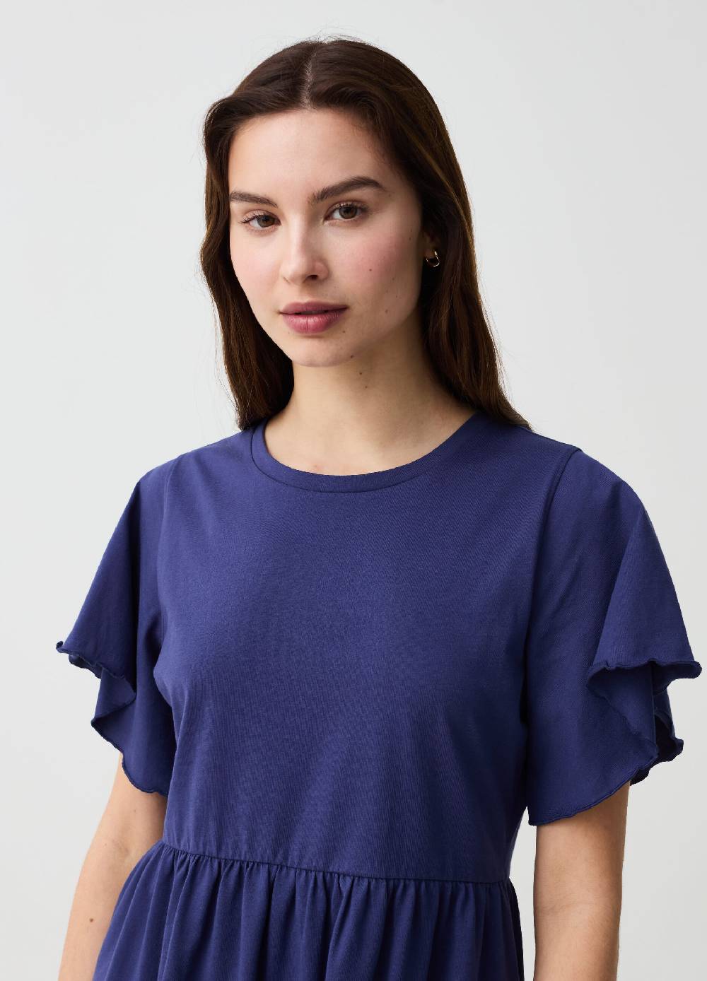Ovs Vestito Essential corto con maniche a farfalla Promozione