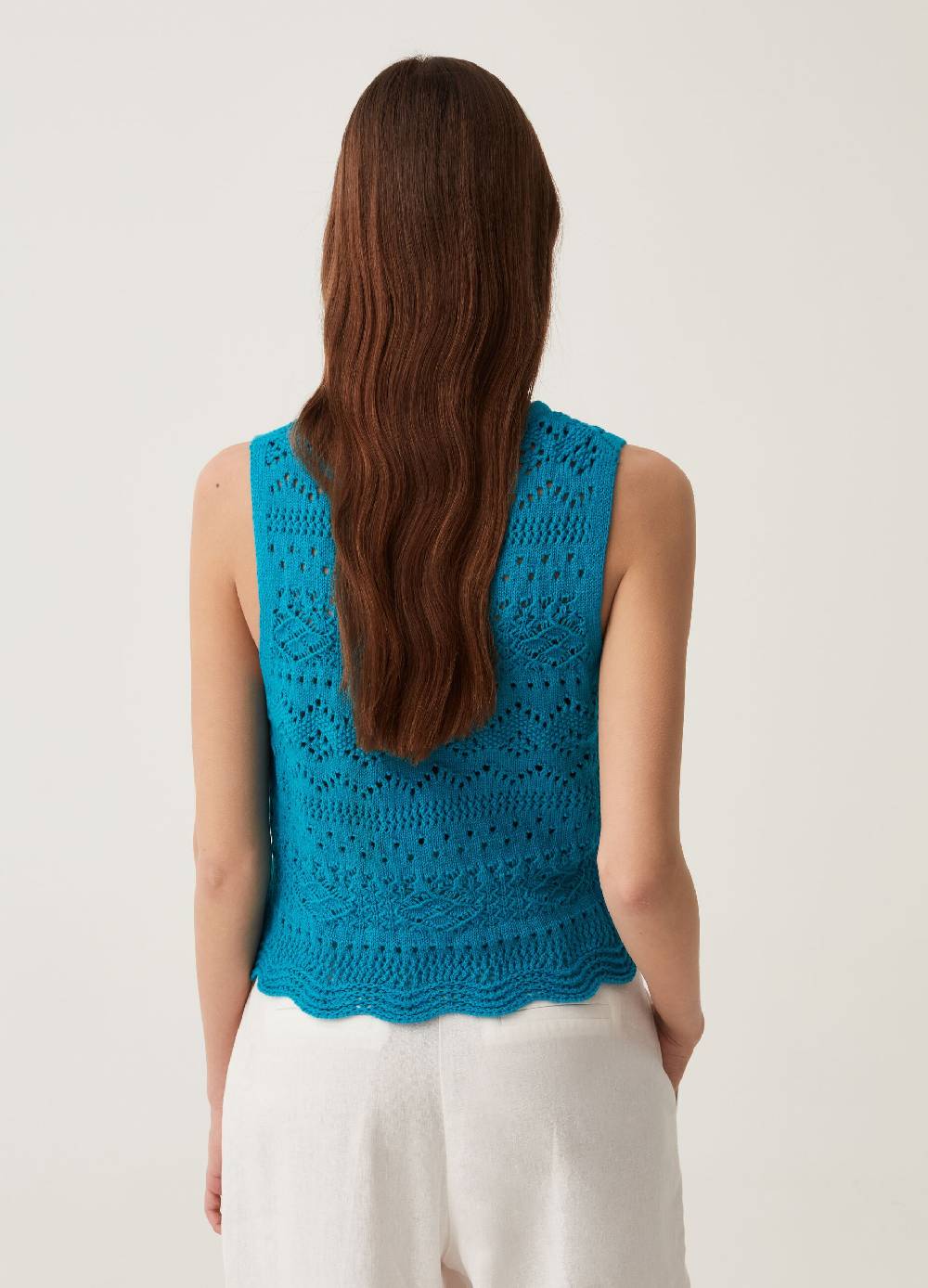 Ovs Tank top in cotone crochet Shopping Online