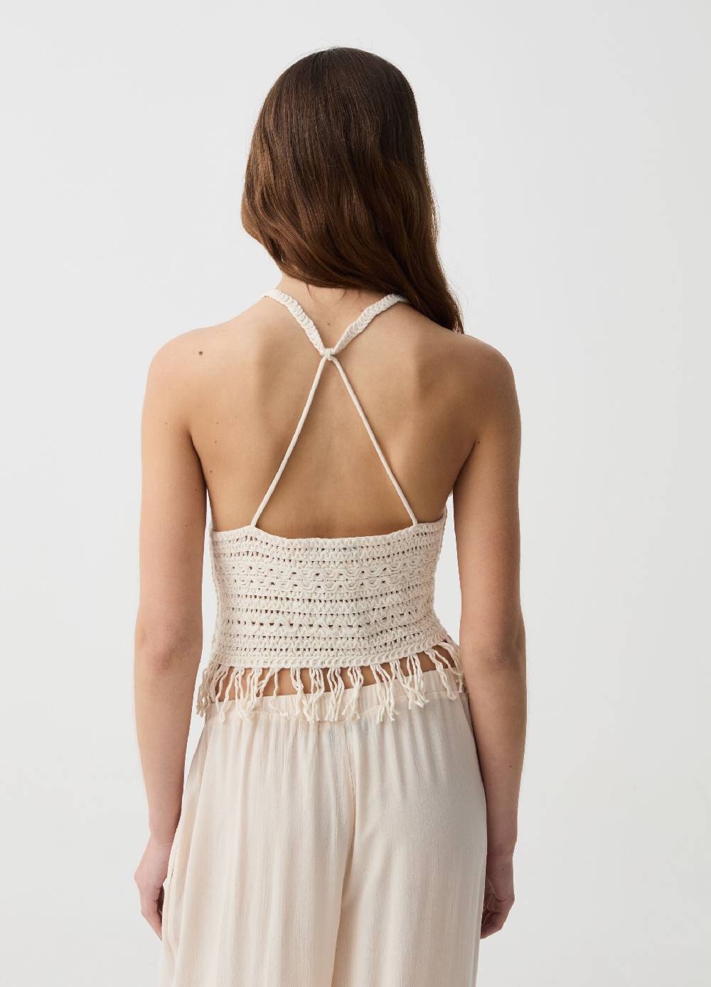 Ovs Top crochet con frange Affare Del Giorno