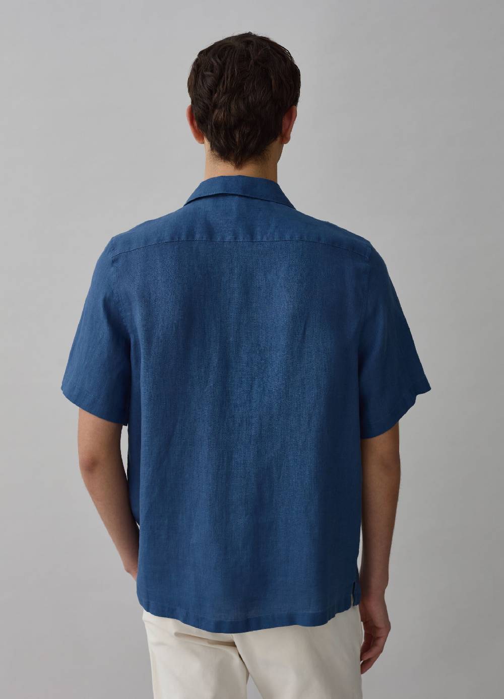 Ovs Camicia a maniche corte in puro lino In Vendita
