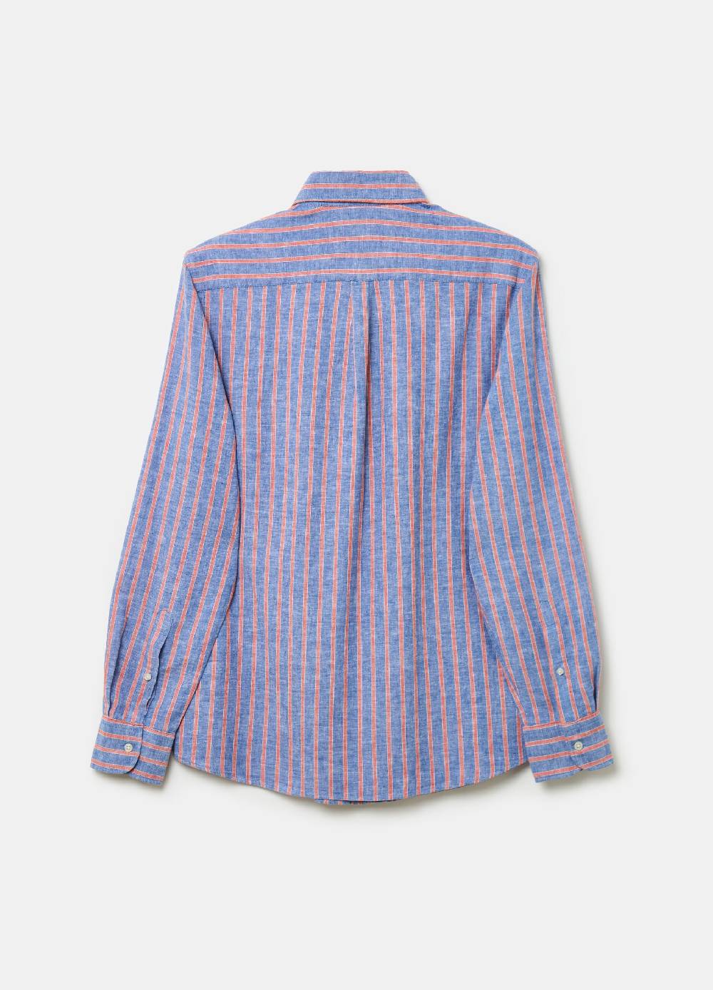 Ovs Camicia in lino e cotone a righe Saldi