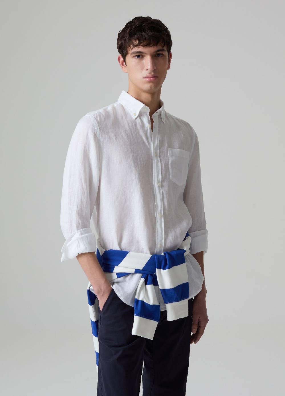 Ovs Camicia in lino con tasca Black Friday