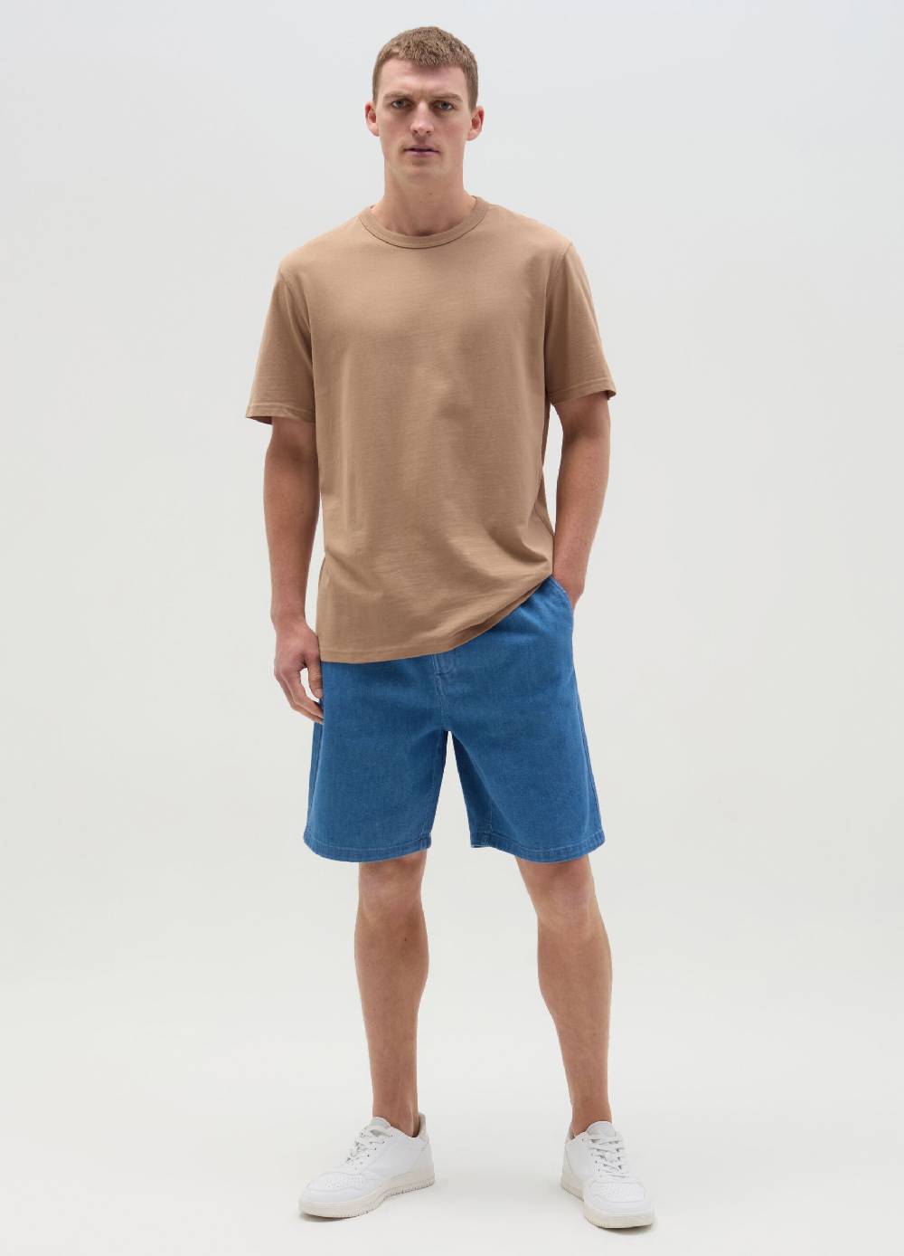 Ovs Bermuda chino jogger in denim In Saldo