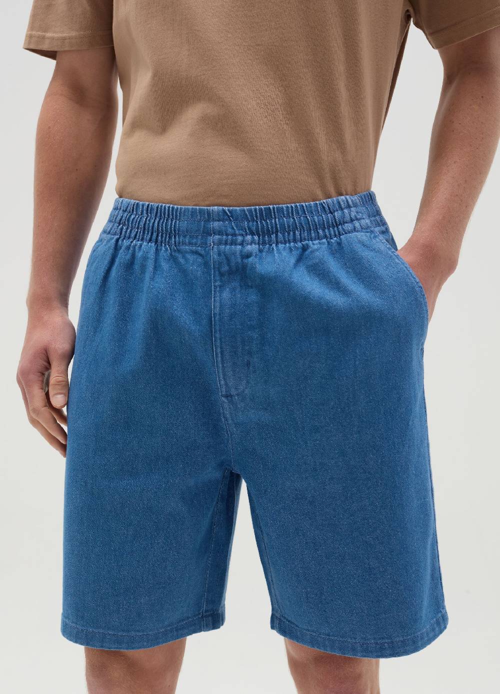 Ovs Bermuda chino jogger in denim In Saldo