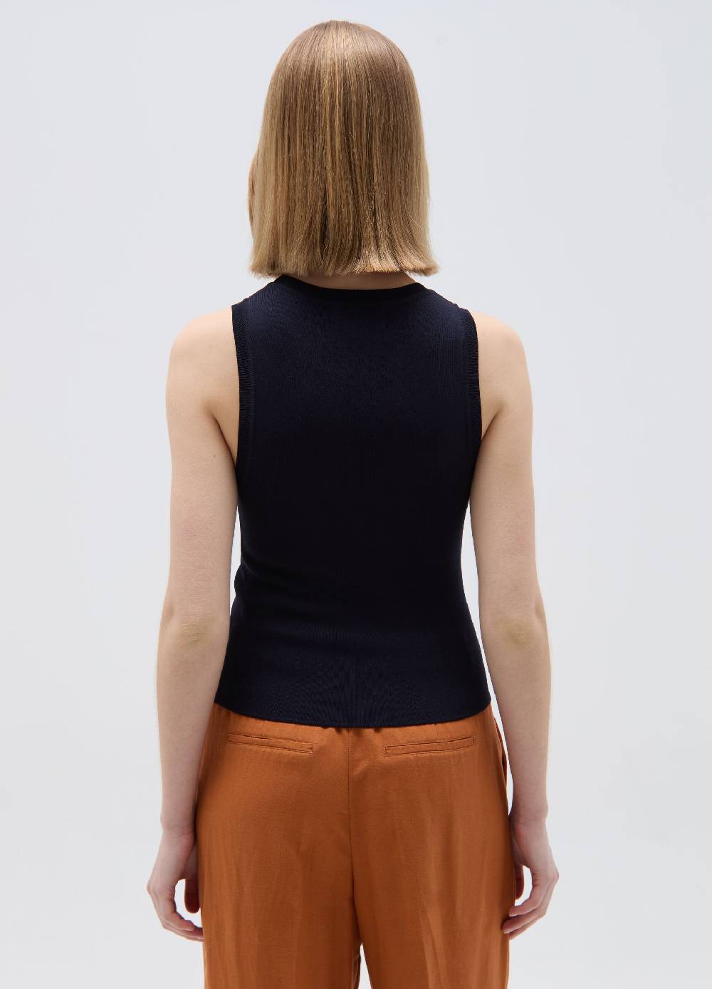 Ovs Tank top in crêpe tinta unita Soddisfazione Garantita