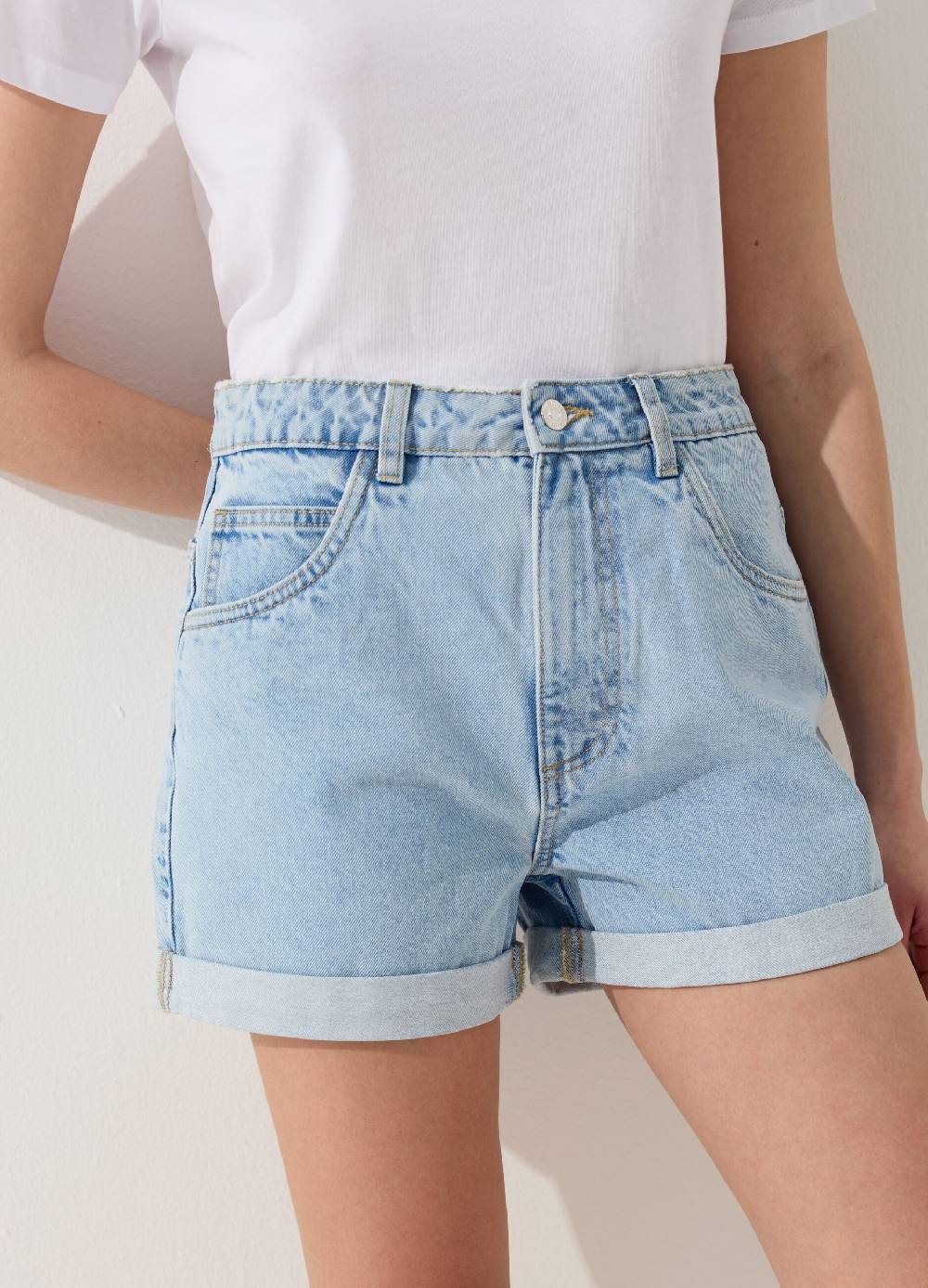 Ovs Shorts mom fit in denim Presa