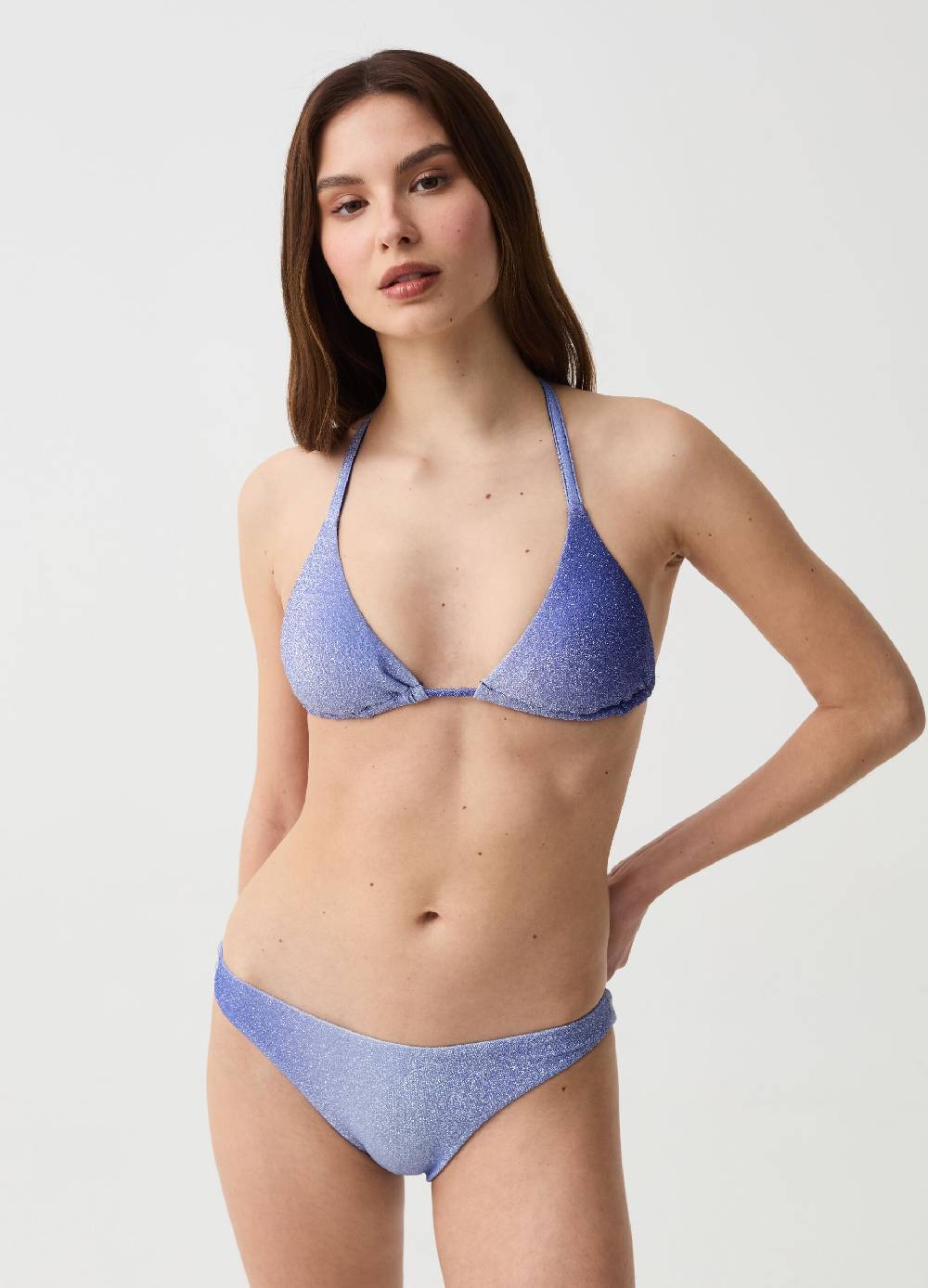 Ovs Top bikini a triangolo in lurex degrade Offerta
