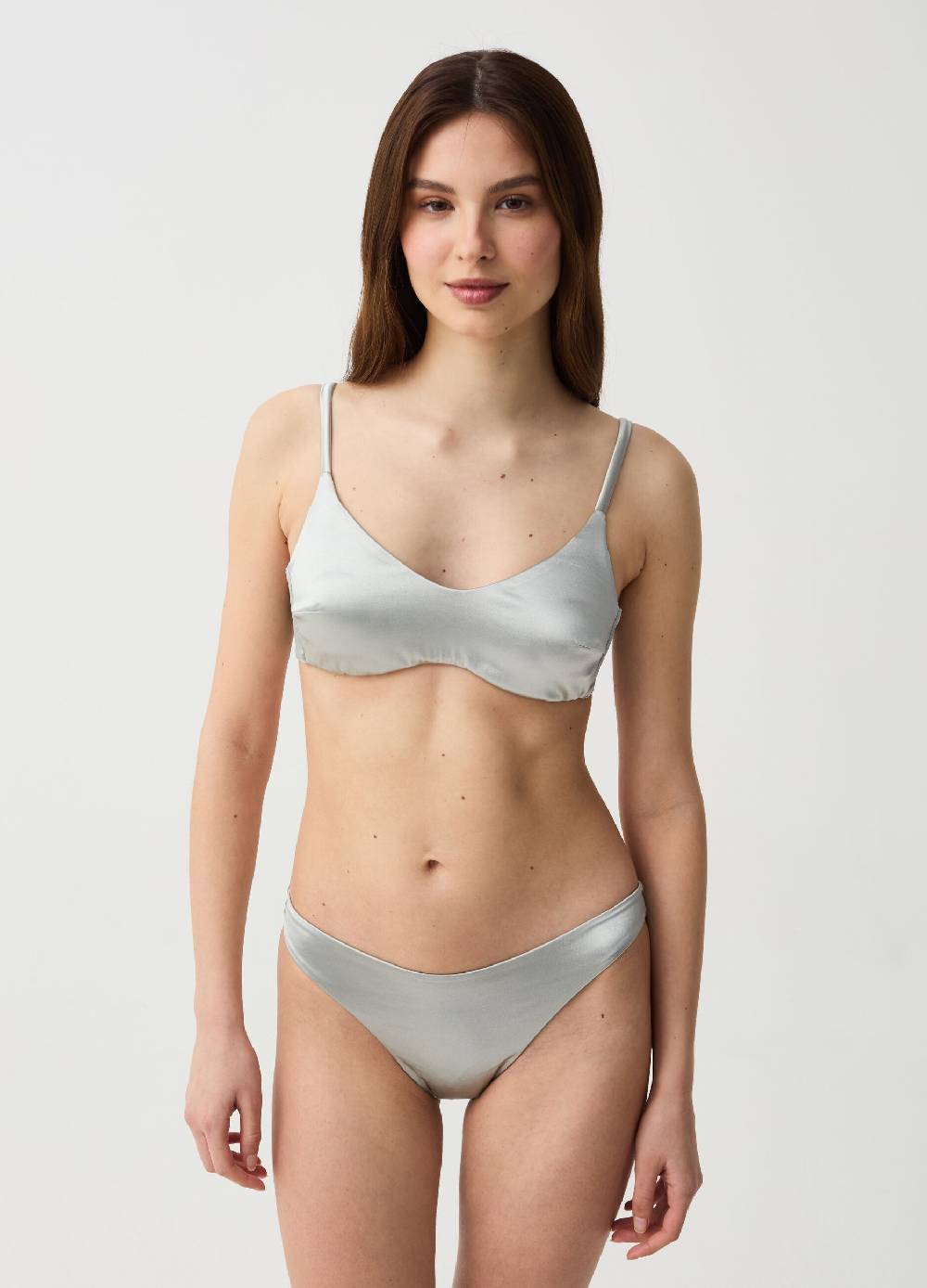 Ovs Top bikini bralette effetto metallizzato Online