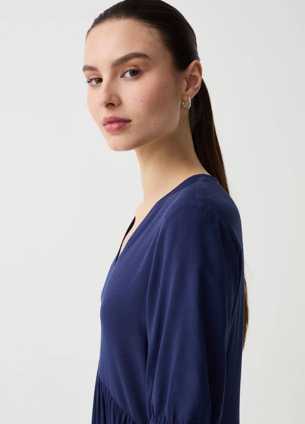 Ovs Vestito corto a balze con scollo a V In Vendita