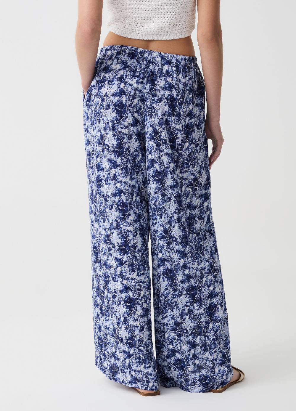 Ovs Pantalone palazzo wide leg con spacchi Italy