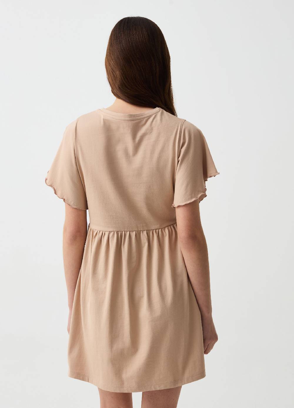 Ovs Vestito Essential corto con maniche a farfalla 2025