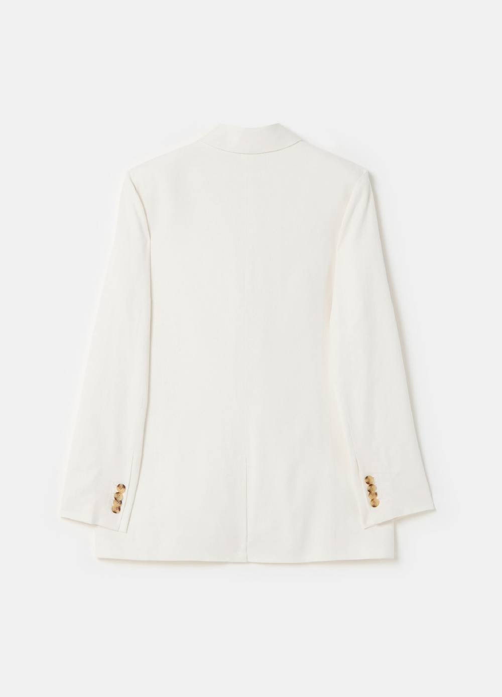 Ovs Blazer doppiopetto in lino e viscosa Vendita
