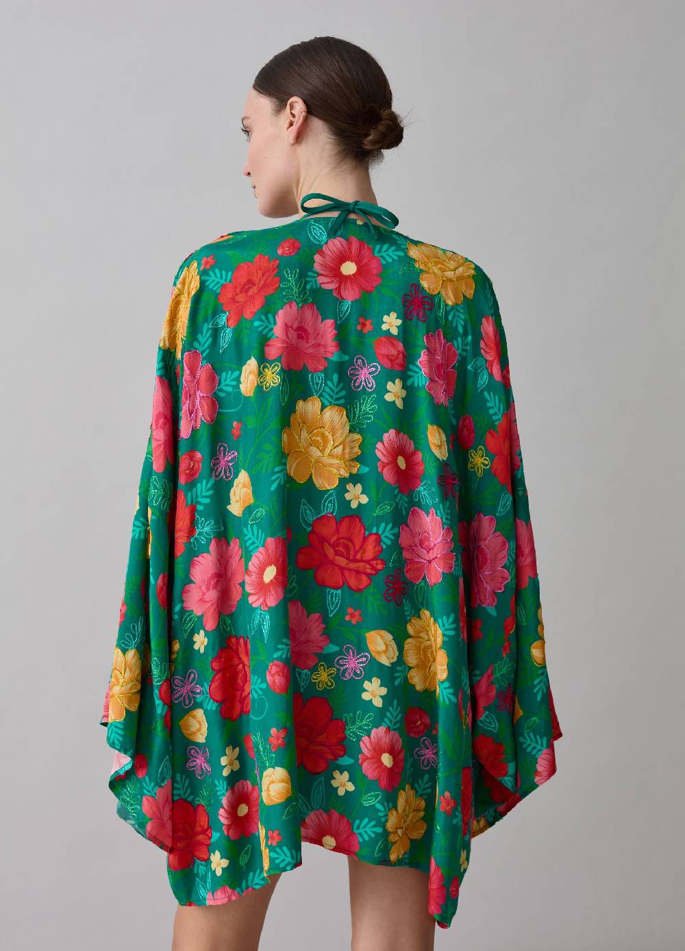 Ovs Kimono aperto copri costume floreale Spedizione Gratuita