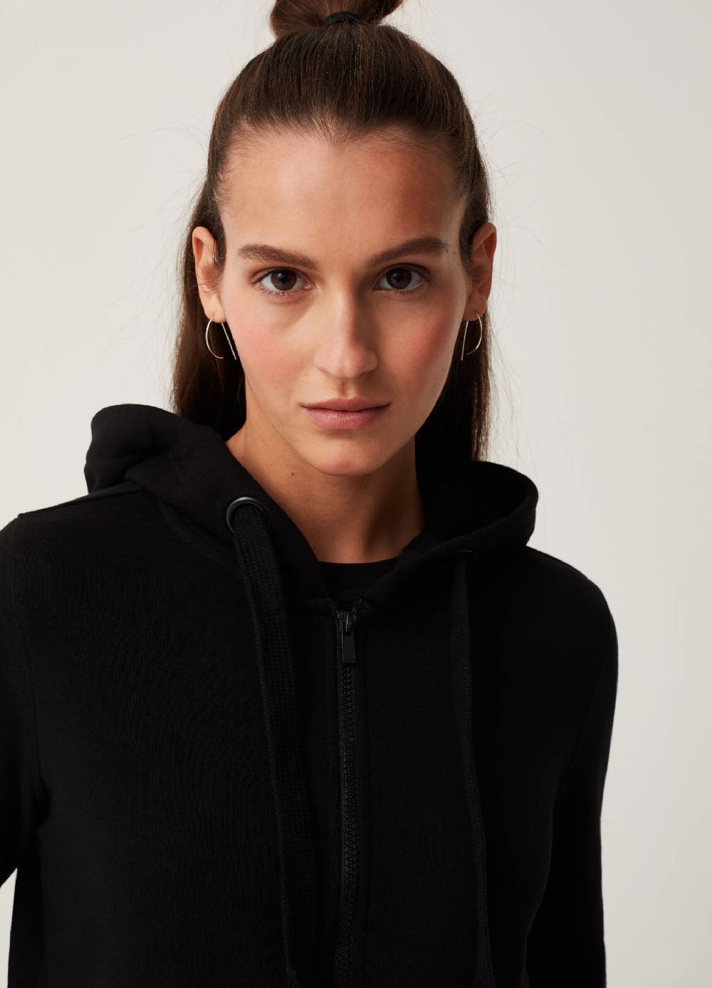 Ovs Full-zip Fitness in felpa con cappuccio Presa