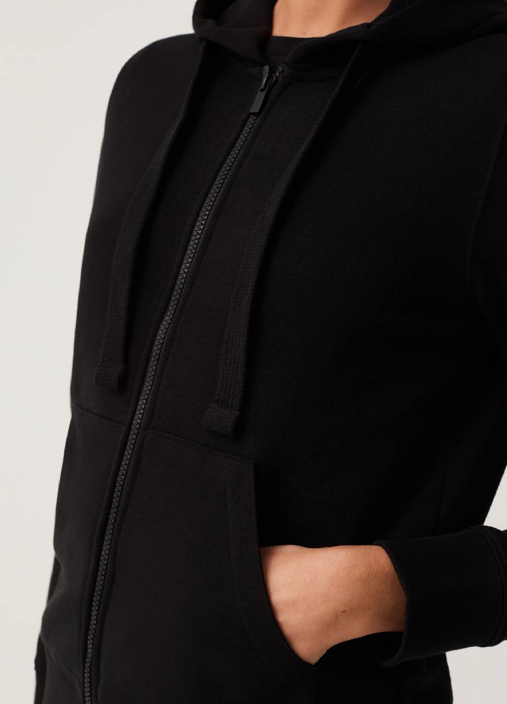 Ovs Full-zip Fitness in felpa con cappuccio Presa