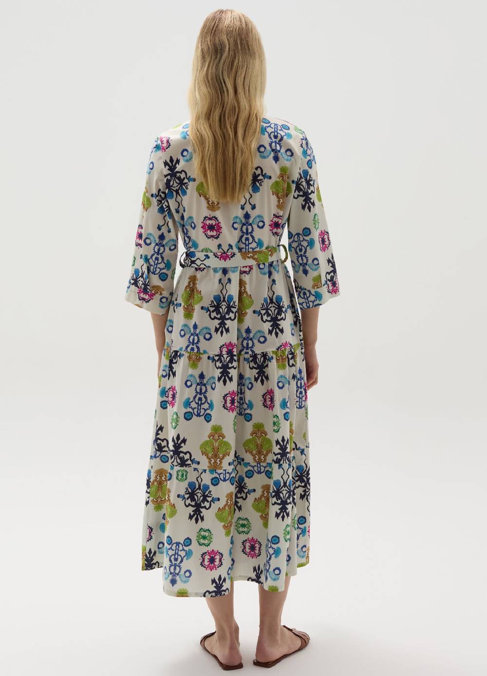Ovs Vestito lungo chemisier stampa boho Outlet