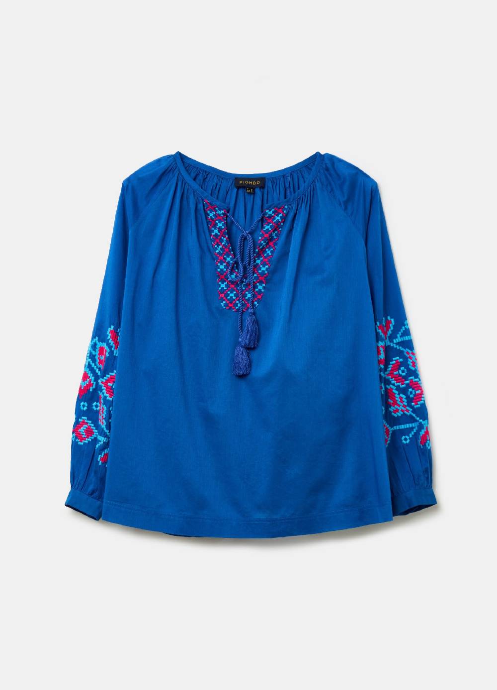 Ovs Blusa over con ricami etnici e nappine Affare Del Giorno