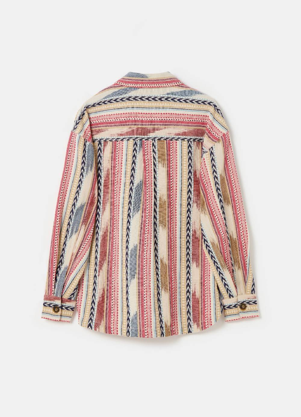 Ovs Shacket a righe multicolor con disegni etnici Novità