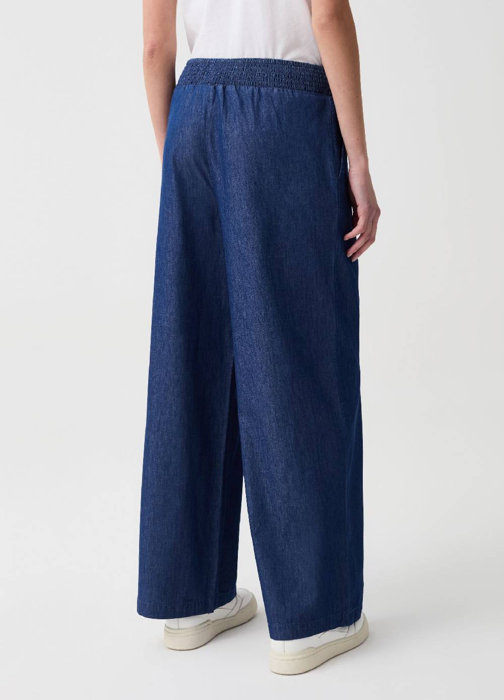 Ovs Jeans wide leg in tessuto fluido Economico