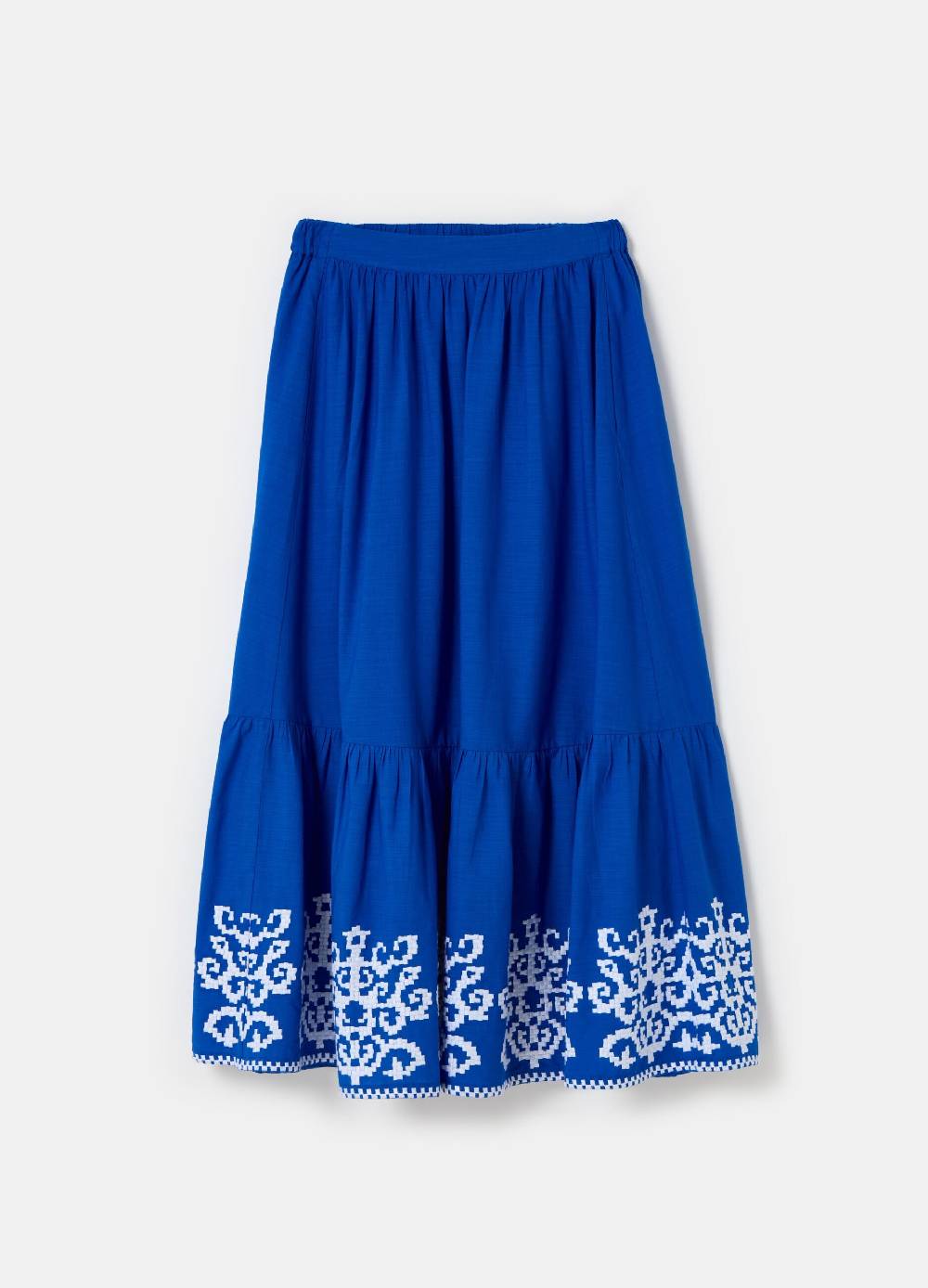 Ovs Gonna lunga con balza ricamo etnico Online