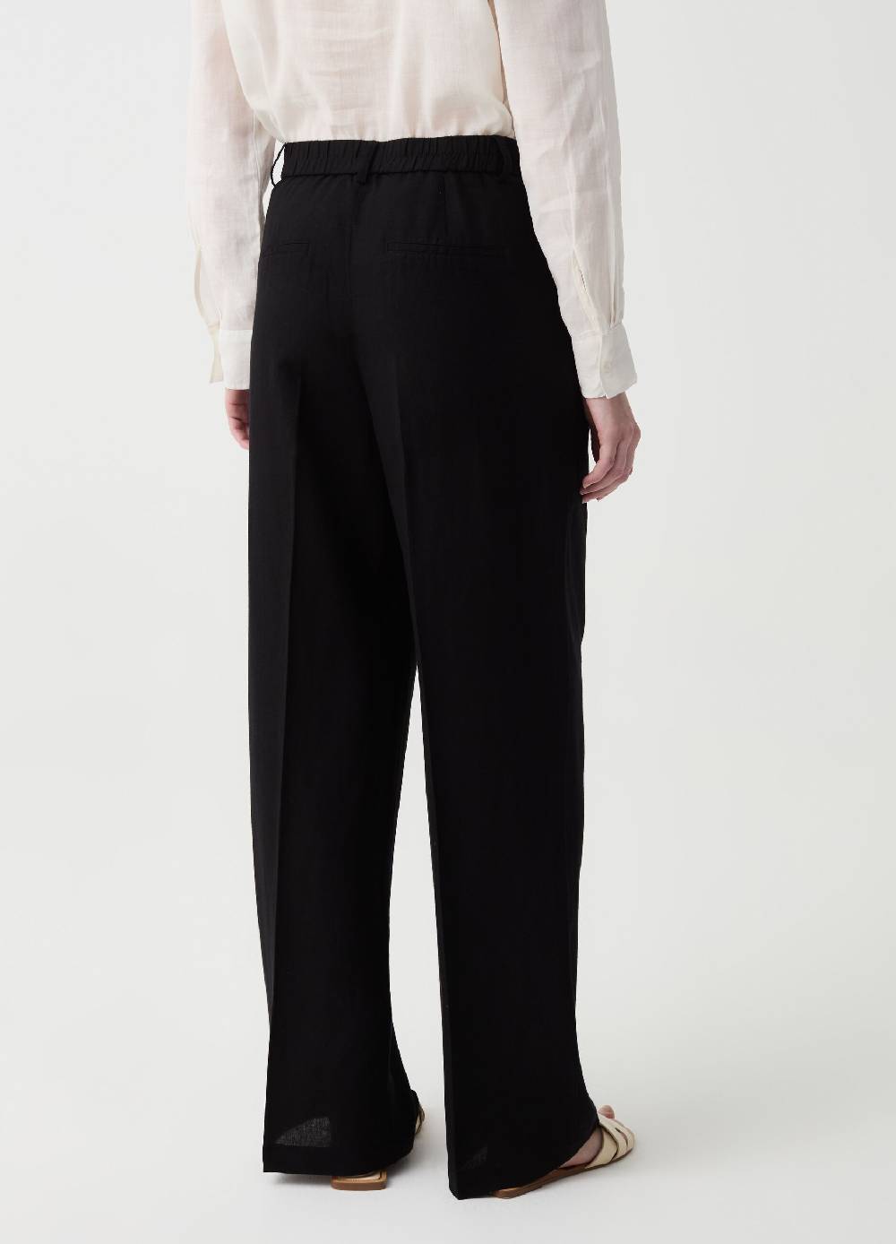 Ovs Pantalone wide leg con pinces In Saldo