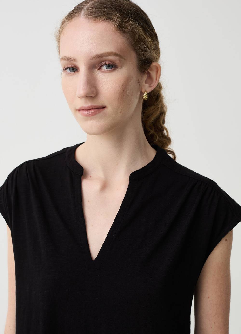Ovs Vestito Essential lungo con apertura a V Nuovo