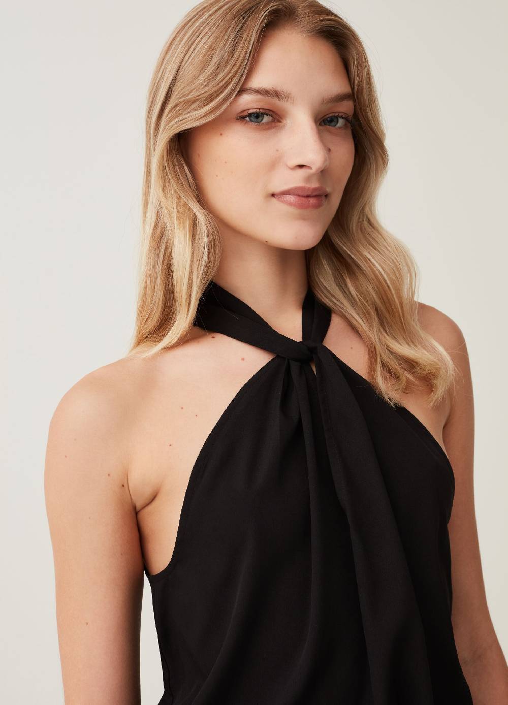 Ovs Tuta intera in satin scollo all'americana Soddisfazione Garantita