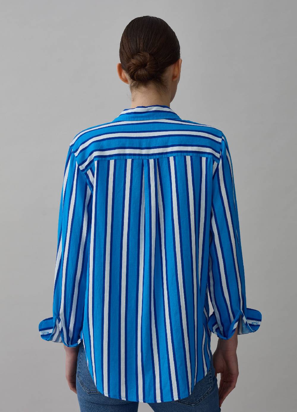 Ovs Camicia in lino e viscosa a righe Negozi Online