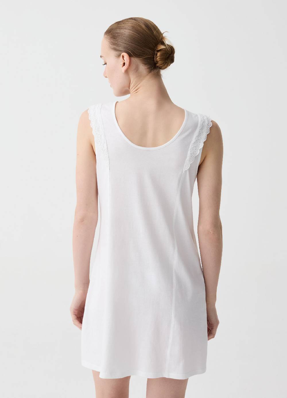 Ovs Camicia da notte con pizzo e bottoni Promozione Limitata