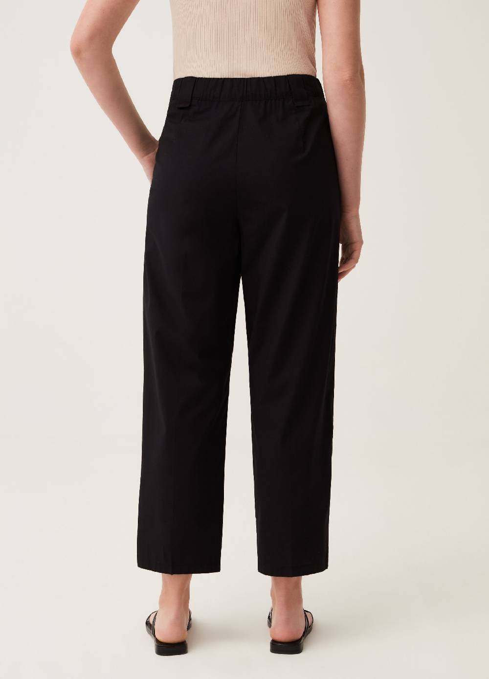Ovs Pantaloni a sigaretta ankle fit con pinces Sottocosto