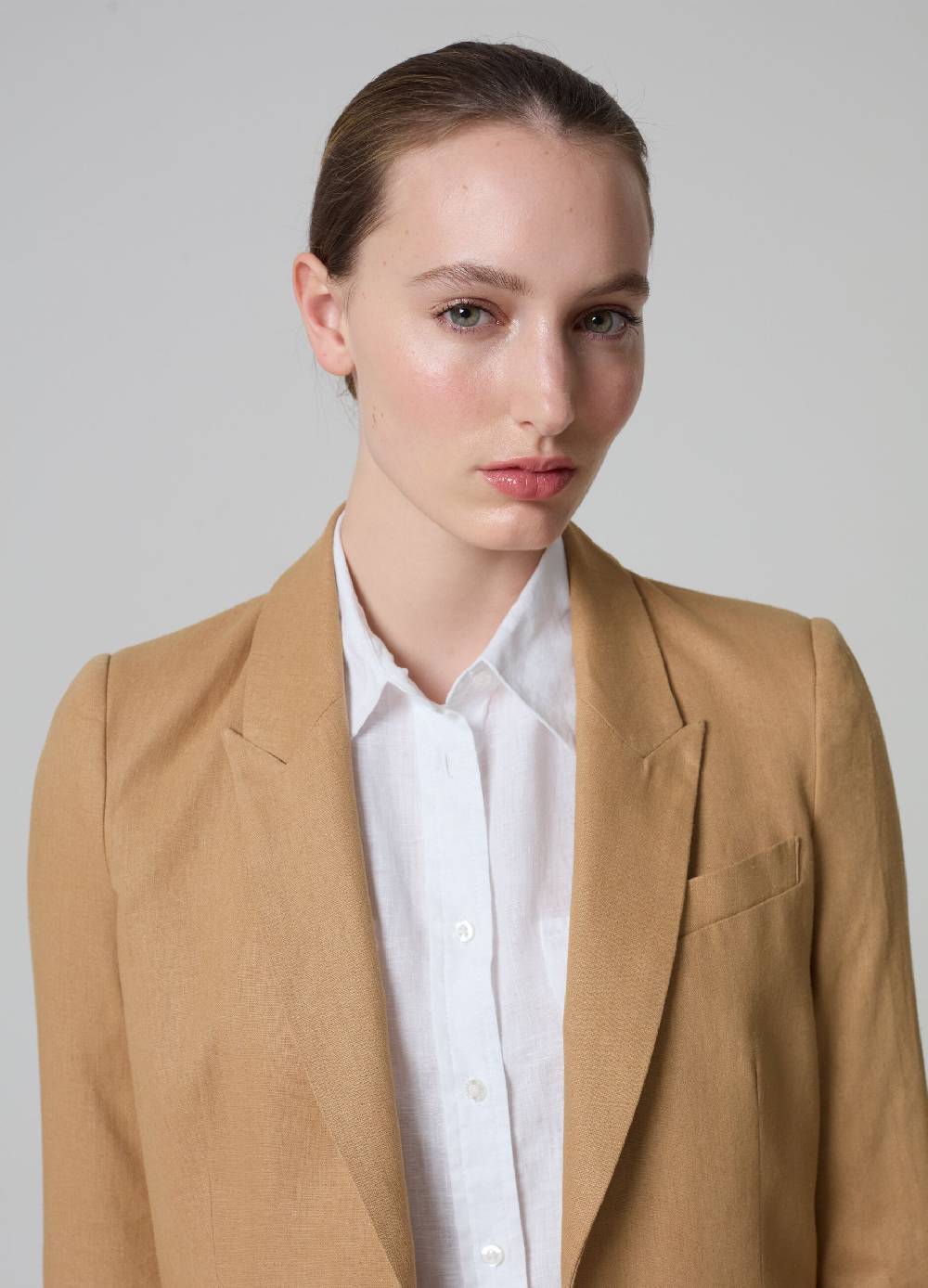 Ovs Blazer PIOMBO in lino e viscosa Presa