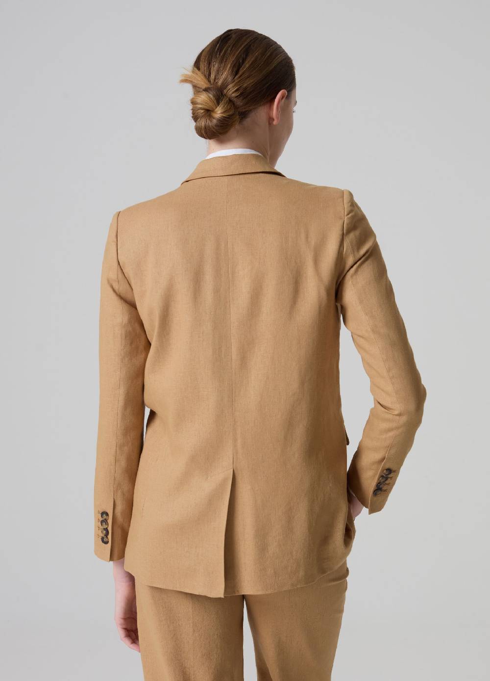 Ovs Blazer PIOMBO in lino e viscosa Presa