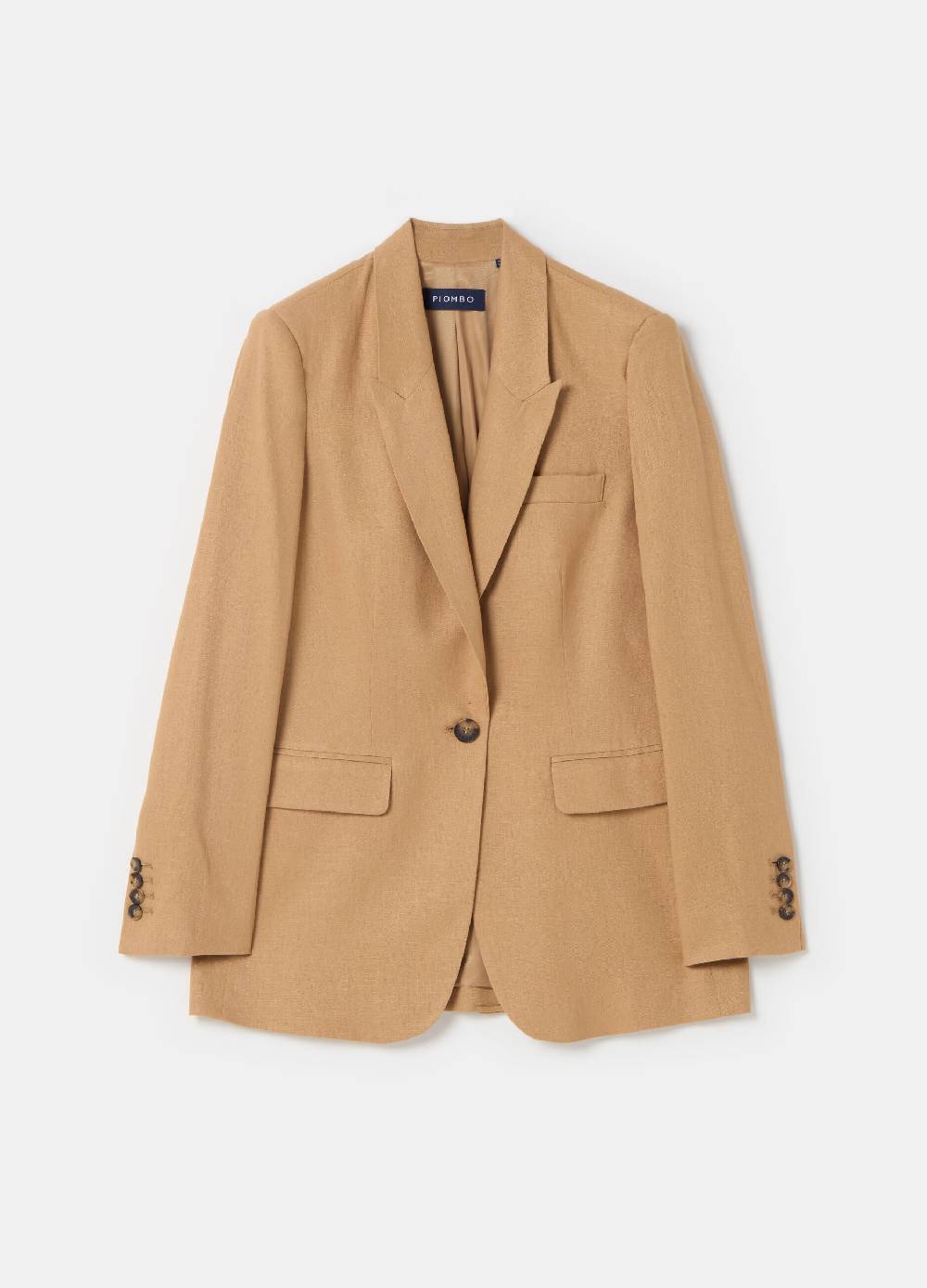 Ovs Blazer PIOMBO in lino e viscosa Presa