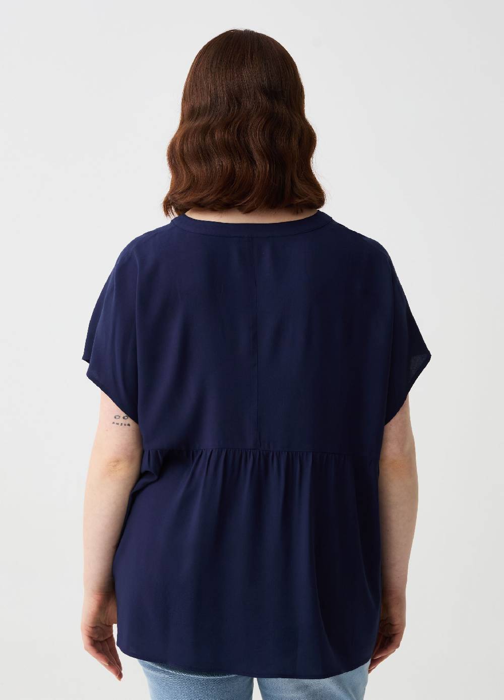Ovs Blusa in viscosa con bottoni Curvy Italia