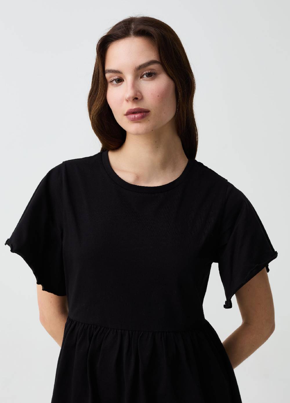 Ovs Vestito Essential corto con maniche a farfalla Qualità