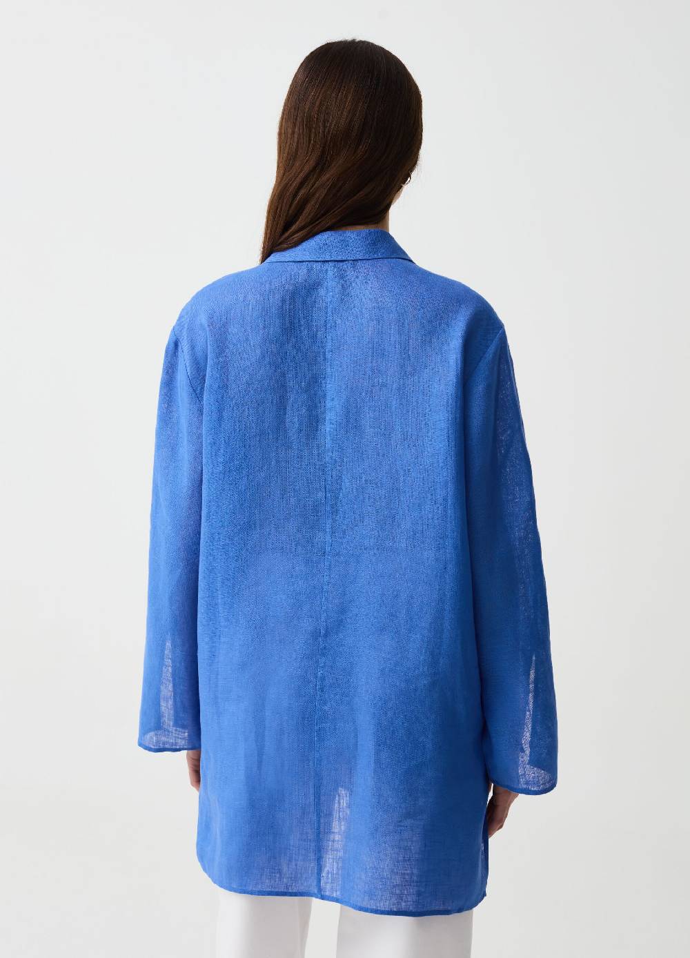 Ovs Camicia lunga in lino con spacchi Soddisfazione Garantita