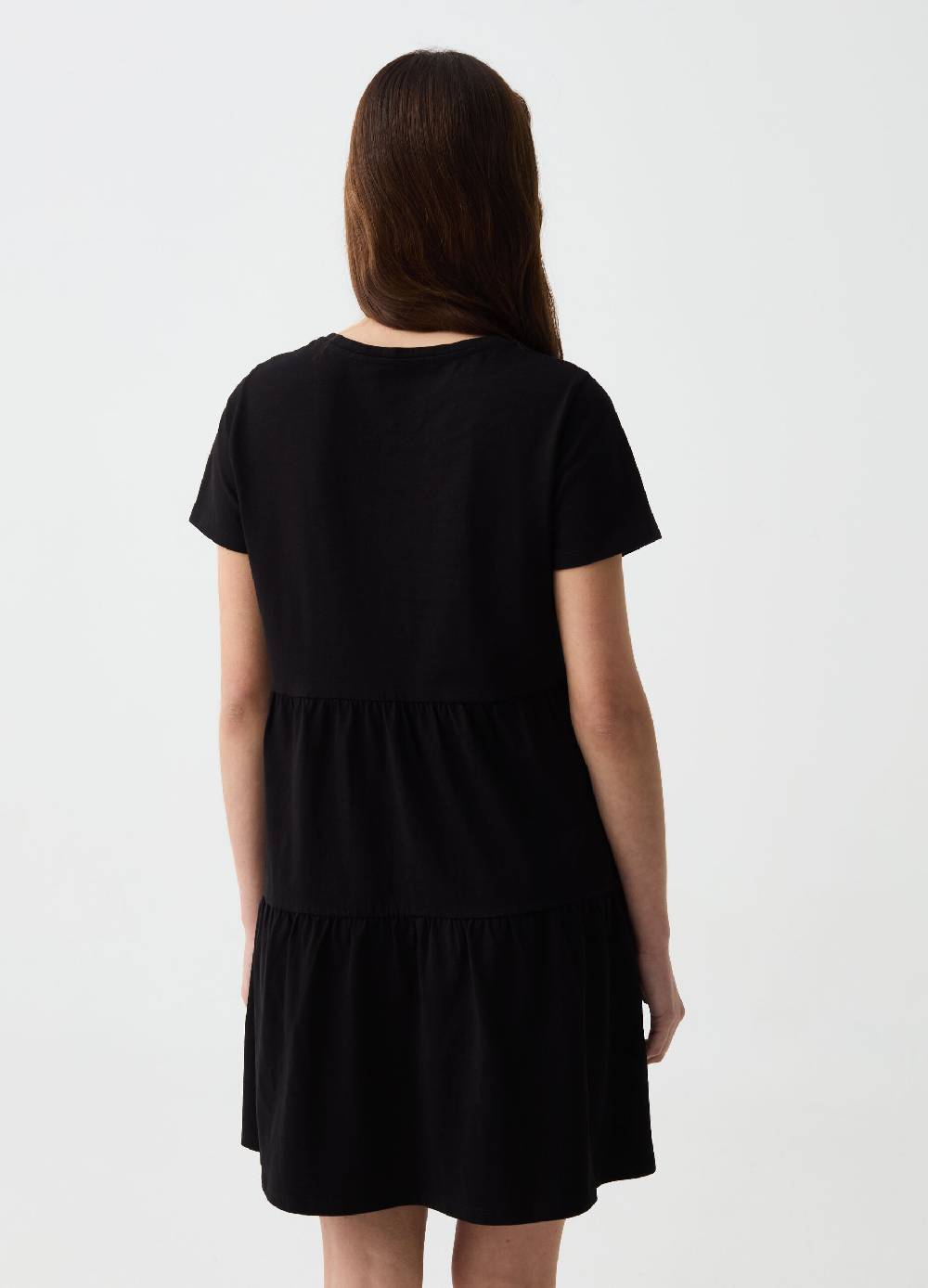 Ovs Vestito Essential corto a balze Saldi Di Fabbrica