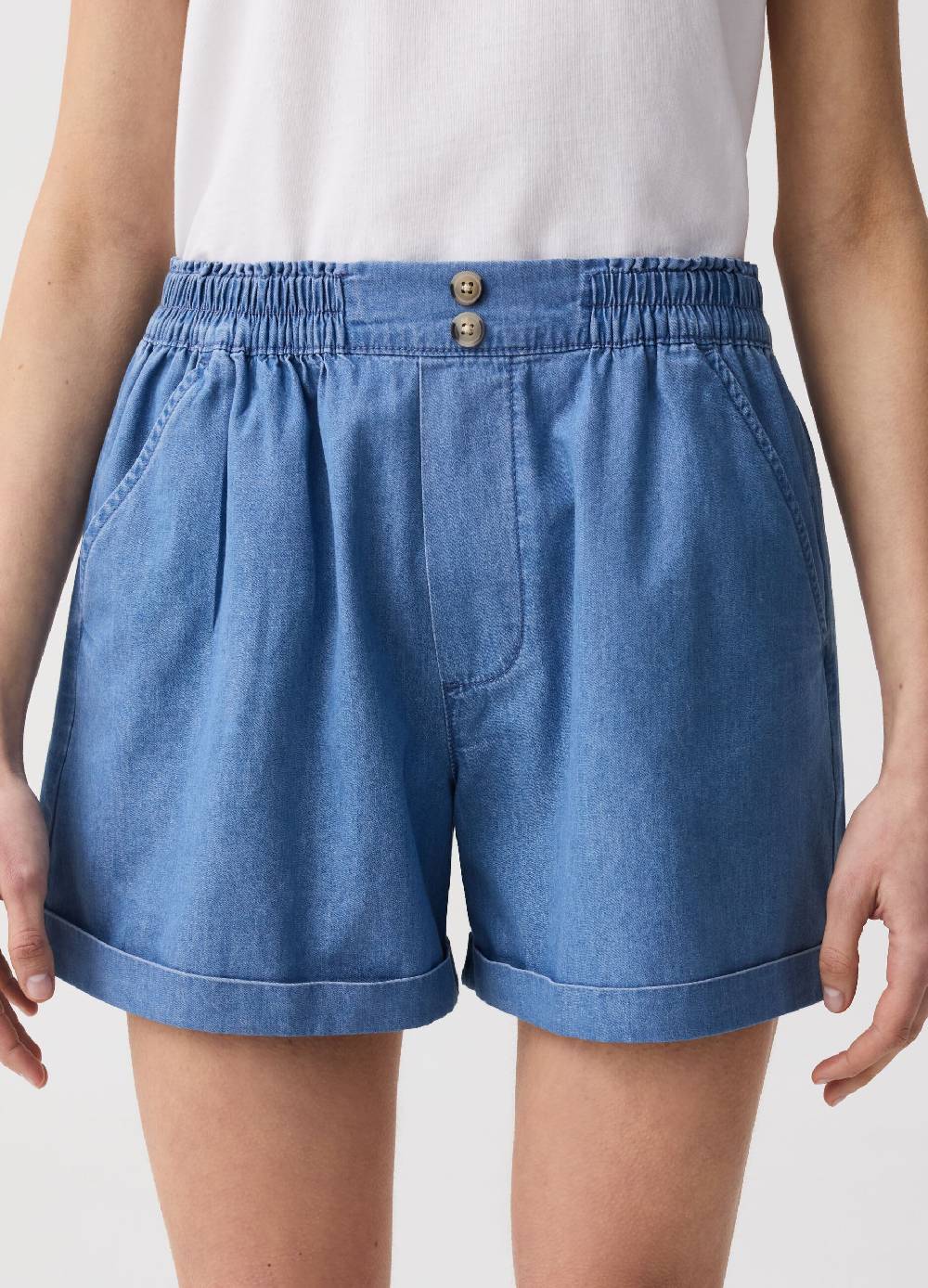 Ovs Shorts in denim fluido con tasche Novità