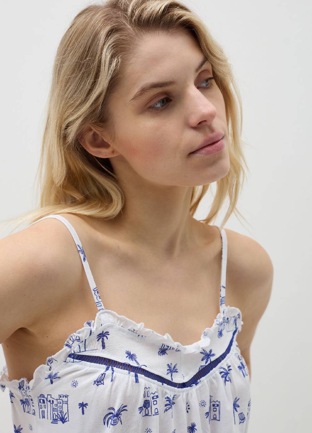 Ovs Pigiama corto con stampa Summer Vibes Sconto