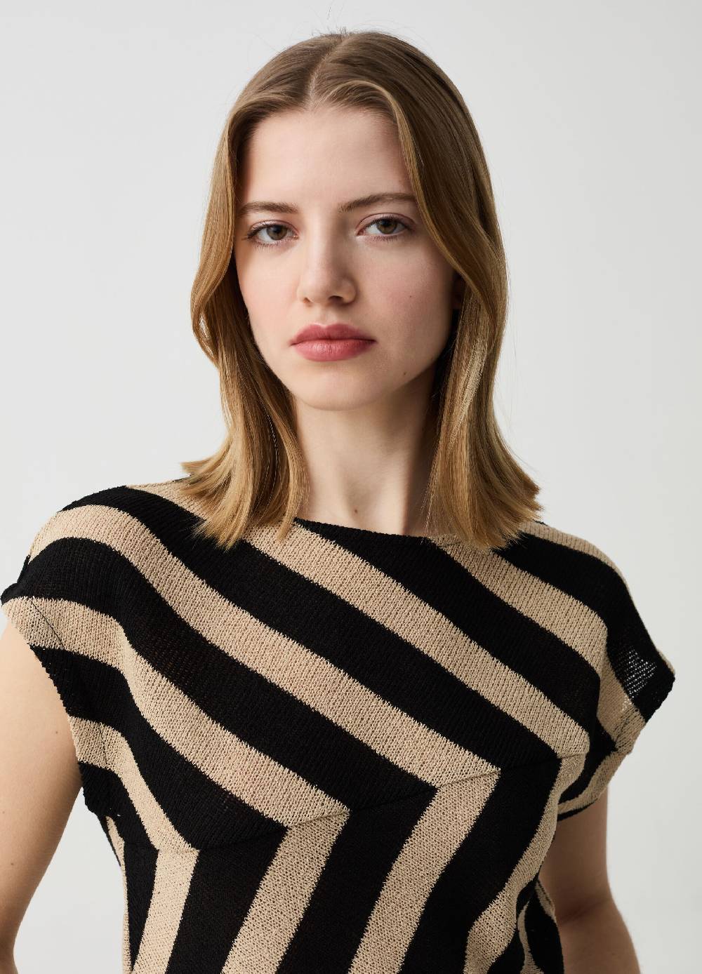 Ovs Top a righe con maniche a kimono Offerte