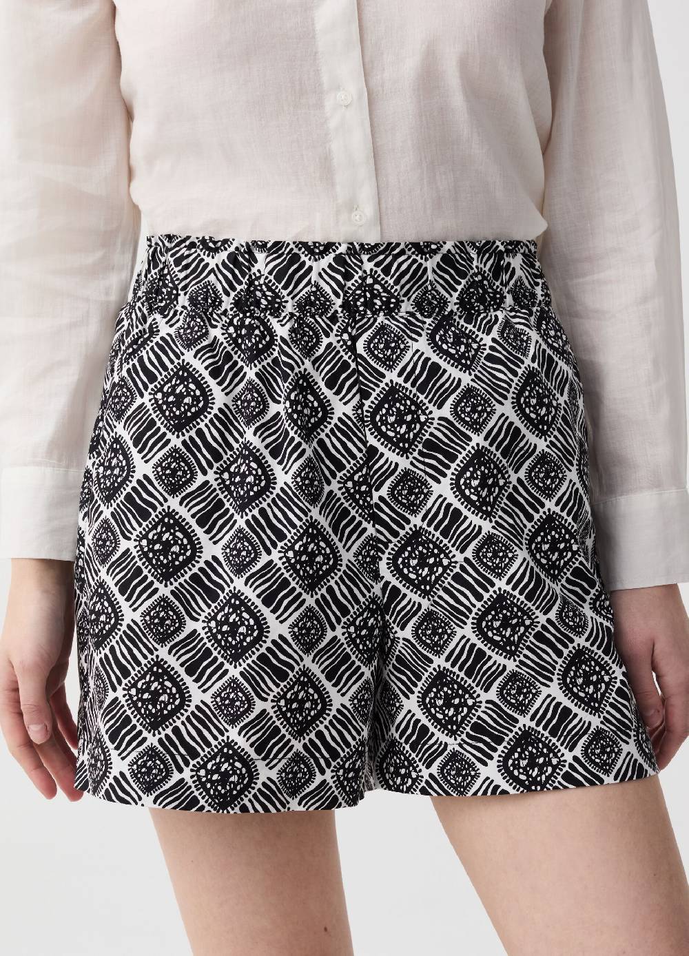 Ovs Shorts pull on in cotone stretch Vendita Economica