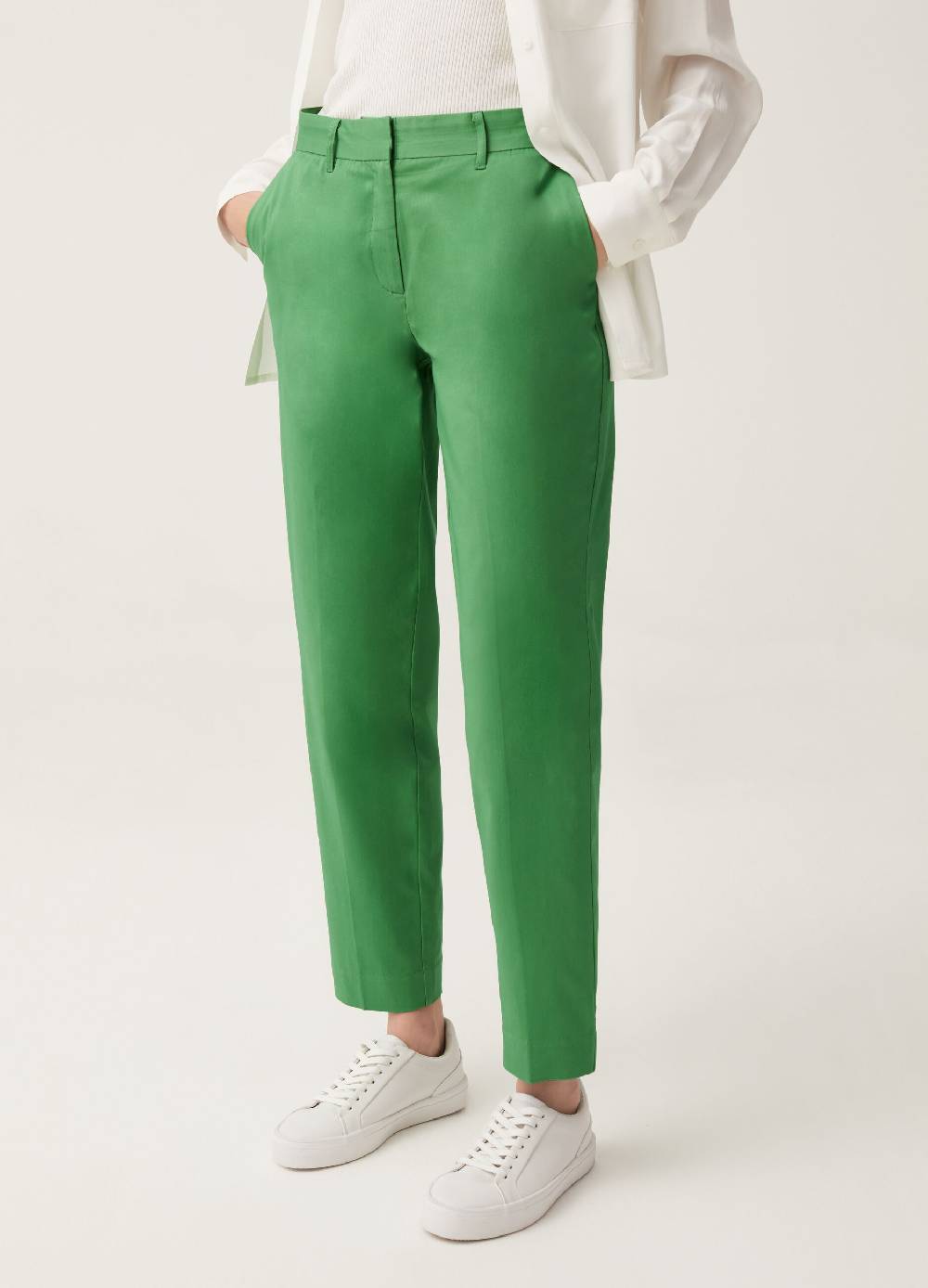 Ovs Pantaloni chino in cotone stretch Vendite Flash