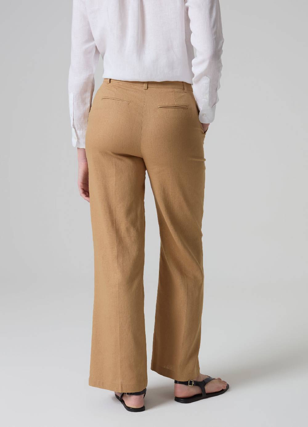 Ovs Pantaloni dritti in lino e viscosa Negozio